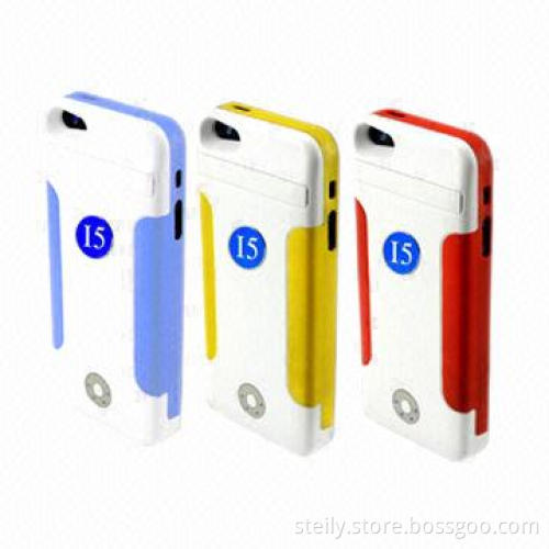 3,500mAh External Battery Power Pack with Holder for iPhone 5 Battery Case with Anti-theft Function